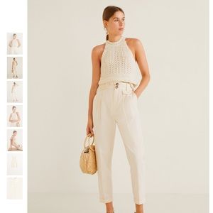 Mango Knit Halter Top